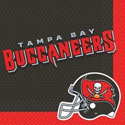 Nfl Party Tampa Bay Buccaneers Luncheon Napkins Tableware 16 Pieces Made From Paper By Amscan