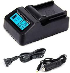 LCD Displays Fast Battery Charger for Canon LEGRIA HF R36 R37 R38 R46 R47 R48 HD Camcorder 