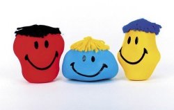 Childrens Play Smiley Stretchy Moulded Faces Assorted Designs By Goki