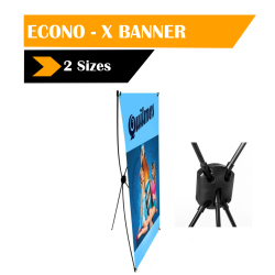 Econo - X Banner Stand 600 1600MM Or 800 1800MM - 600 X 1600MM