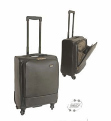 Gino De Vinci Leather Business On-board Suitcase