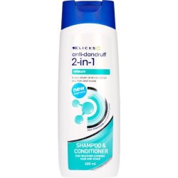 Clicks Anti-dandruff 2-IN-1 Hydrate Shampoo & Conditioner 400ML