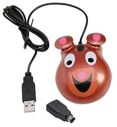Califone Optical Bear Theme Computer Mouse Abs Plastic 3-1 2 L X 2-1 2 W X 1-1 4 H In