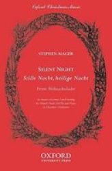 Silent Night Stille Nacht Heilige Nacht Sheet Music Satb Vocal Score