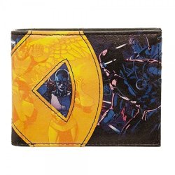 Bioworld Marvel Comics X-men Fabric Applique Bi-fold Wallet