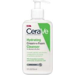 CeraVe Hydrating Cream-to-foam Cleanser For Normal To Dry Skin 236ML
