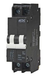 ACDC Dynamics Acdc 5A 13MM 4.5KA 2 Pole C-curve Circuit Breaker