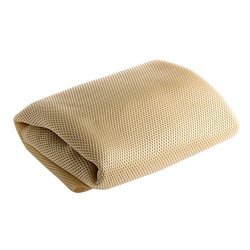 idalinya 1.4m x 0.5m Speaker Grill mesh Cloth Fabric Dustproof Protective Cloth Cover Stereo Audio Brown 