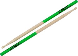 5A Maple Green Dip Drumsticks