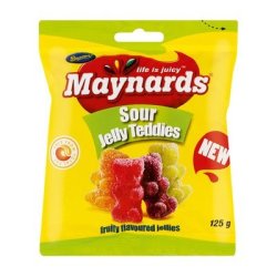 Sour Jelly Teddies 125G