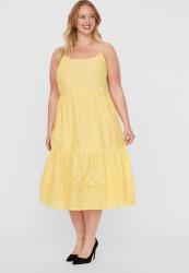 Vero Moda Halo Singlet Calf Dress - Yellow