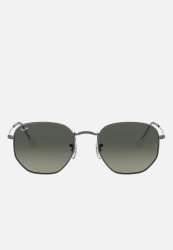 Hexagonal Sunglasses 51MM - Gunmental