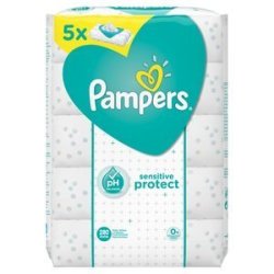 Pampers Sensitive Protect Baby Wipes 15 x 56 Wipes