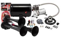 Kleinn Train Horns Complete Triple Air Horn Package With 130 Psi Sealed Air Syst