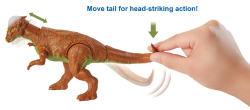 Jurassic World Savage Strike Dinosaur Action Figures In Smaller Size With Unique Attack Moves Like Biting Head Ramming Wing Flapping Articulation And More