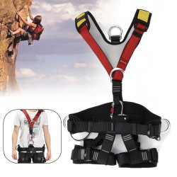 IPRee Outdoor Rescue Rock Climbing Safety Belt Sitting Bust Strap Seat Rappell
