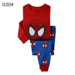 Mr Kong 2-7 Yrs Boys Cotton Spiderman Pijamas Sets - 020 6