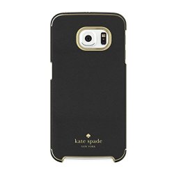 Kate Spade New York Samsung Galaxy S6 Edge Smartphone Wrap Case Saffiano Black