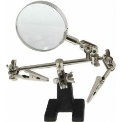 Helping Hands With Magnifying Glass