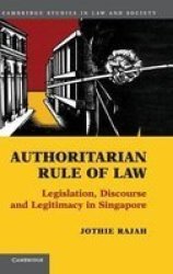 Authoritarian Rule Of Law