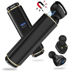 True Wireless Earbuds Blackview Bluetooth Headphones Advanced MINI Bluetooth V4.2 Earphones Stereo Twins MINI Invisible Headset With Portable Charger Built-in MIC For Ipad Smartphones