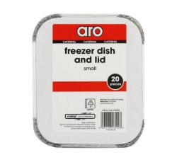 Freezer Dish And Lid Small 1 X 20'S