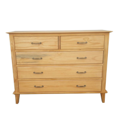 Charlisle Chest Of Drawers - South African Pine Clear Varnish
