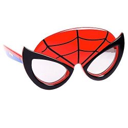 Sunstaches Spiderman Marvel Character Sunglasses