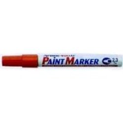 Ek 400 Medium Point Permanent Paint Marker 2.3MM Red Box Of 12