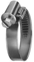 Precision Brand Smooth Band Metric Worm Gear Hose Clamp 40MM - 60MM Pack Of 10