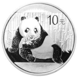 One Ounce Silver 2015 Chinese Panda Coin Includes Capsule