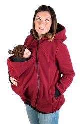 Modern Maternity Winter Coat Baby Sling Full Zip Up Hoodie