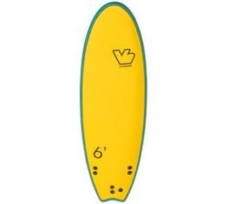 Vanhunks Bambam Xpe Soft Surfboard 6FT Yellow