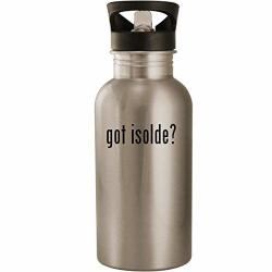 Got Isolde? - Stainless Steel 20OZ Road Ready Water Bottle Silver