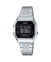Casio Ladies Digital Vintage Stainless Steel Watch