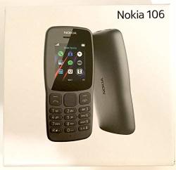 Nokia 106 Single Sim 2018 TA-1190 Dual-band 850 1900 Factory GSM Unlocked Feature Phone International Model