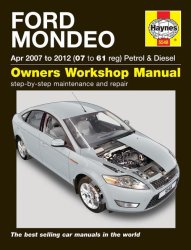 Haynes 5548 Ford Mondeo 2007 To 2012 Workshop Manual