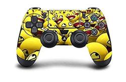 DreamController PS4 Dualshock Wireless Controller Pro Console - Newest PLAYSTATION4 Controller & Exclusive Customized Version Skin Non-modded PS4-EMOJI Smile 1 - Pack