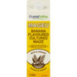 Crystal Valley Banana Flavoured Cultured Maize Mageu 1L