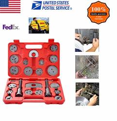Simplylin 22-PIECE Heavy Duty Disc Brake Caliper Tool Set And Wind Back Kit For Brake Pad Adjustment Group Of Disc Brake Cylinder