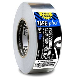 Professional Grade Aluminum Foil Tape - 2 Inch By 70 Yards - Perfect For Hvac Sealing & Patching Hot & Cold Air Ducts Metal Repair And Much More