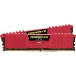 Vengeance Lpx 8GB DDR4 2133MHZ Xmp 2.0 Memory - Red Kit Of 2
