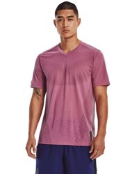 Men's Ua Breeze Run Anywhere T-Shirt - Pace Pink LG