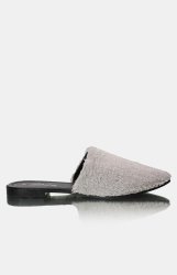 Ladies' Slip On Sandals - Grey - Grey UK 4