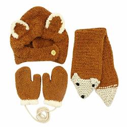 baby knitted hat and mittens