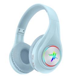 CB-30 Foldable Bluetooth Wireless Headband Headphones LED Light