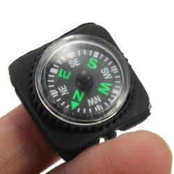 IPRee MINI Edc Compass For Paracord Bracelet Outdoor Camping Emergency Survival
