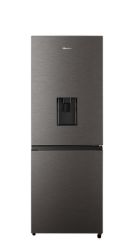 Hisense 222L Bottom Freezer Fridge With Water Dispenser -titanium Inox