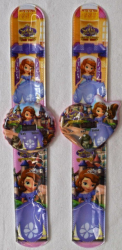Sofia The First Slap Snap Bracelet Wrist Watch- Assorted Designs- - Limited Period Only