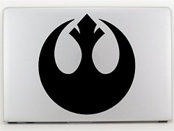 Star Wars Logo Symbols Emblem Anime Vinyl Decal Sticker For Car Window Laptop Wall Room Rebel Alliance 5.5" Inches Black